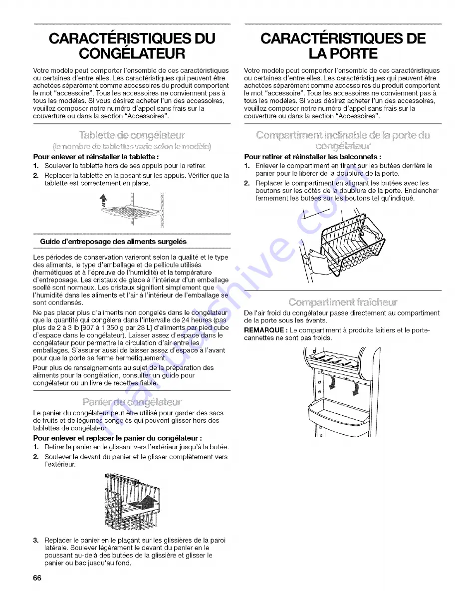 Kenmore 2305761A Скачать руководство пользователя страница 66