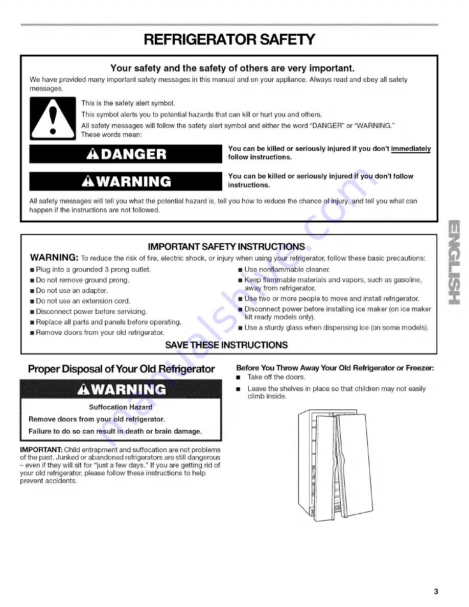 Kenmore 2315481 Use & Care Manual Download Page 3