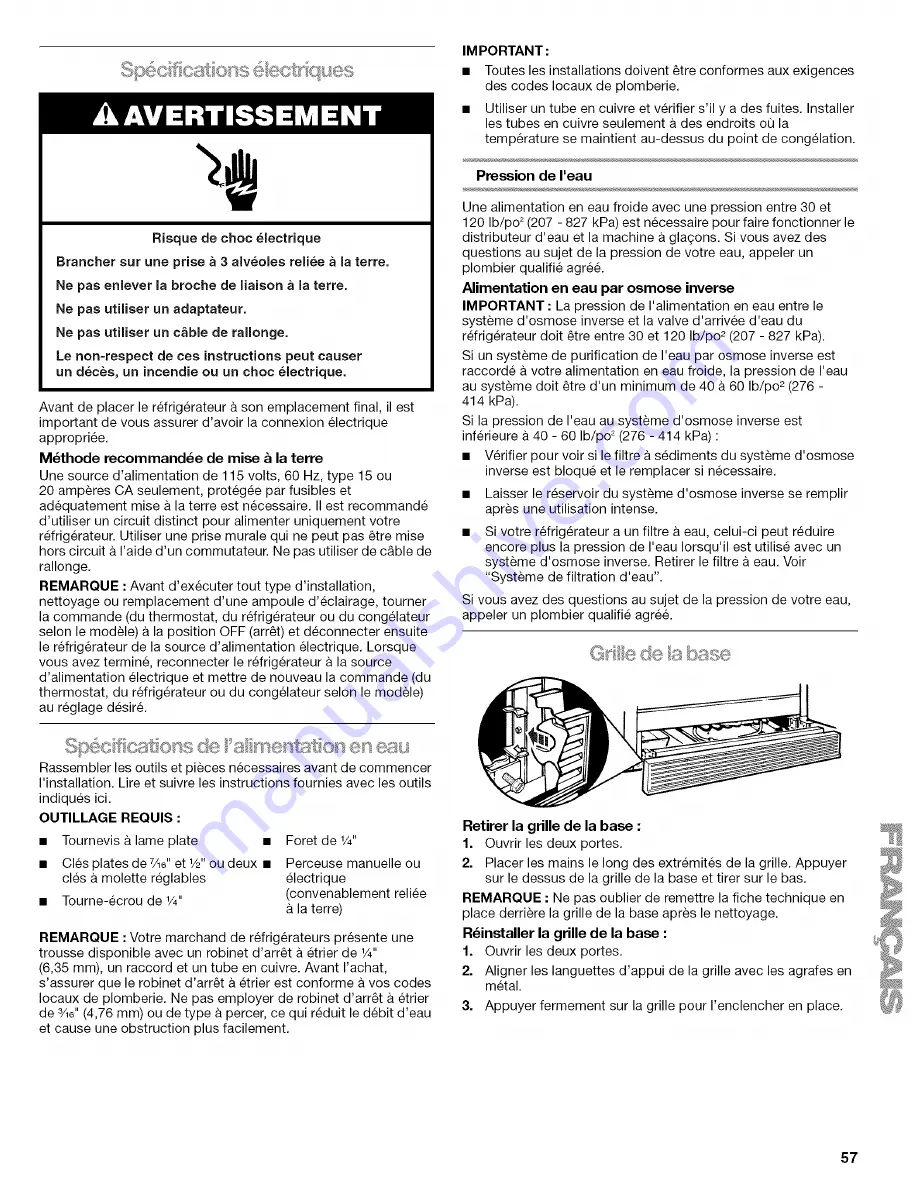 Kenmore 2315481 Use & Care Manual Download Page 57