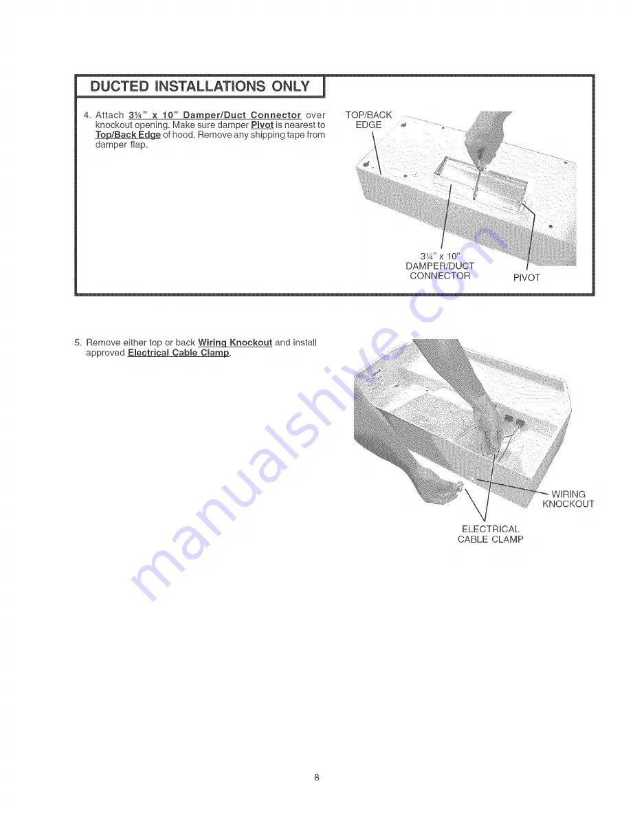 Kenmore 233.51344590 Use & Care / Installation Manual Download Page 8