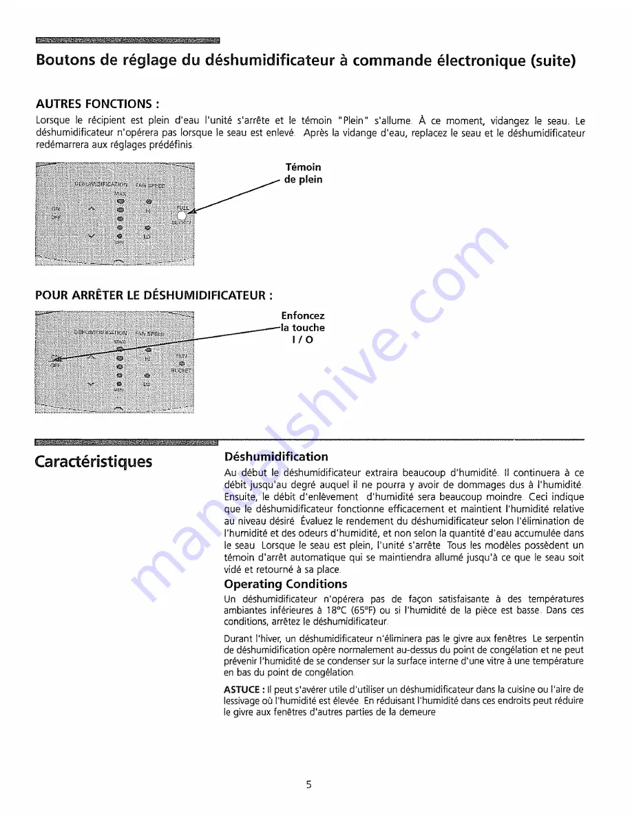 Kenmore 253.5030 Owner'S Manual Download Page 20