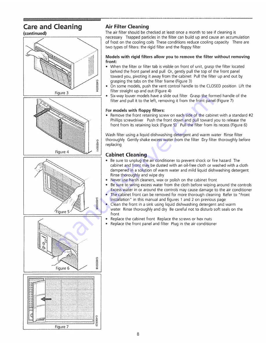 Kenmore 25378055890 Owner'S Manual Download Page 8