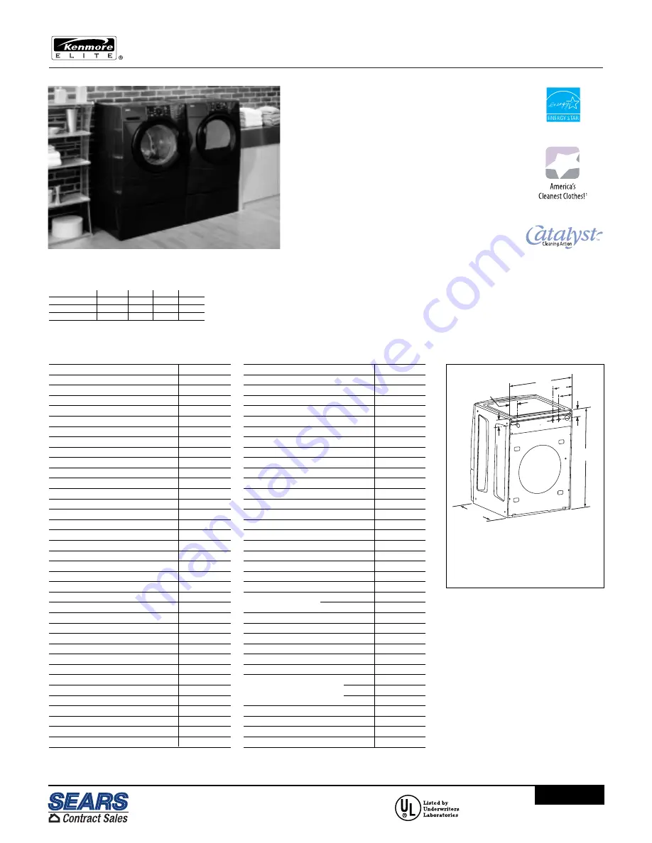 Kenmore 26-42922 Booklet Download Page 1