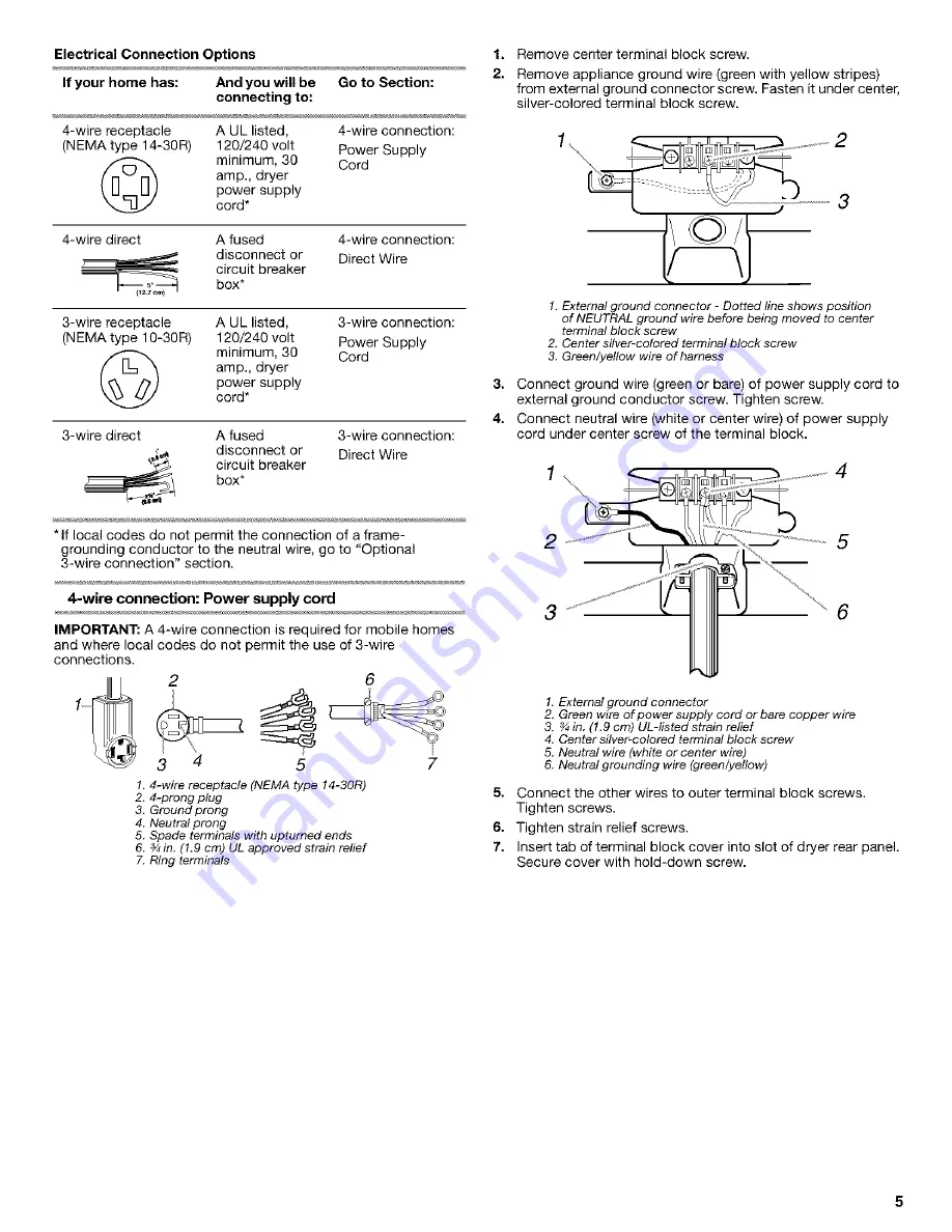 Kenmore 27 IN. (69 CM) Installation Instructions Manual Download Page 5