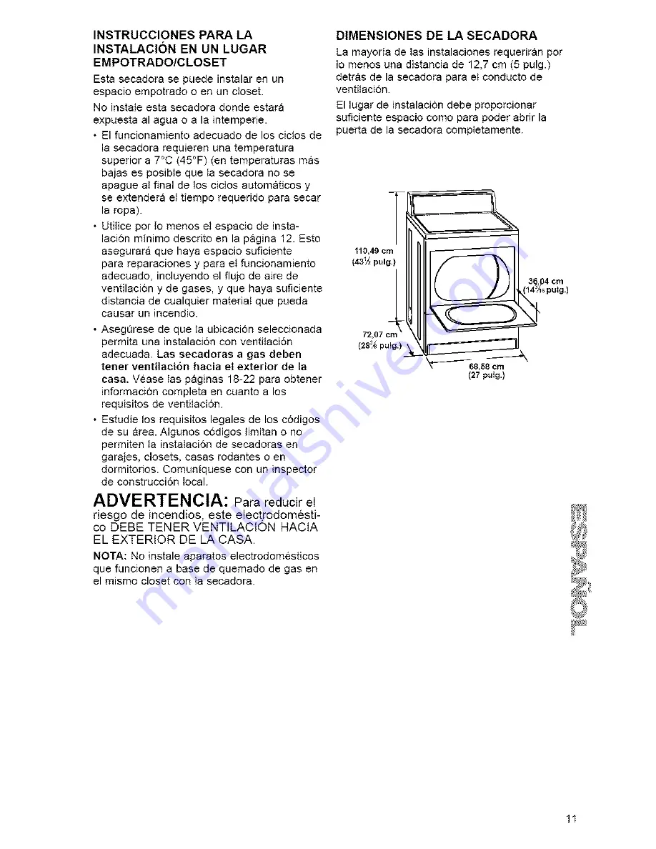 Kenmore 27-INCH WIDE ELECTRIC DRYERS Скачать руководство пользователя страница 51