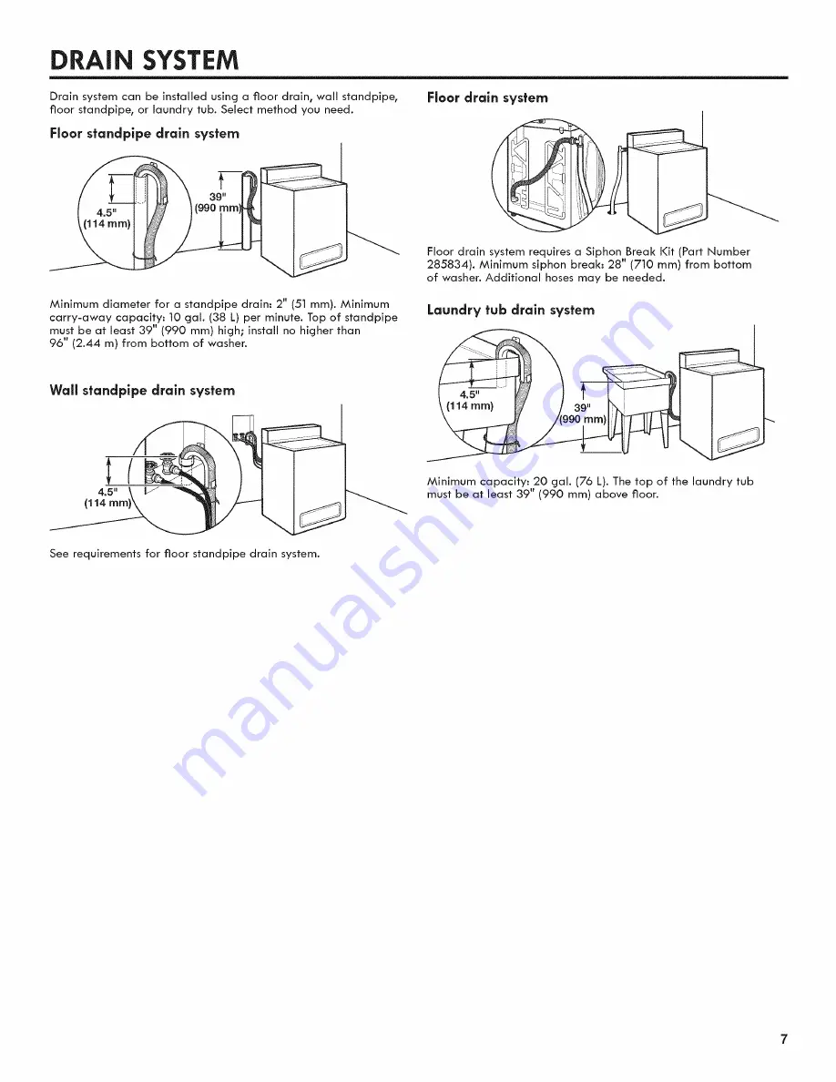 Kenmore 27122310, 2992310 Скачать руководство пользователя страница 7