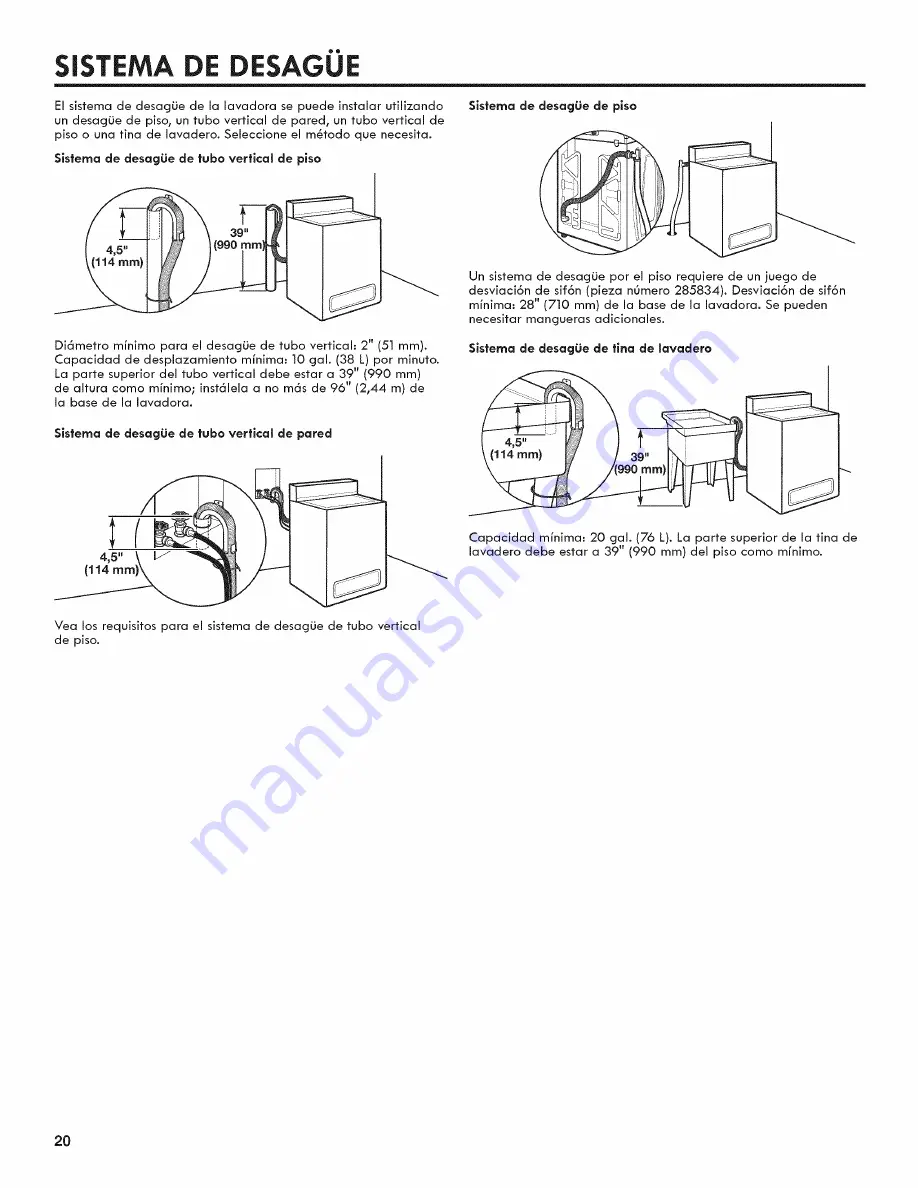 Kenmore 27122310, 2992310 Скачать руководство пользователя страница 20