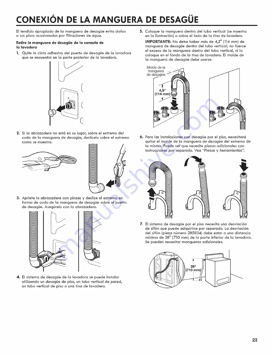 Kenmore 27122310, 2992310 Скачать руководство пользователя страница 23