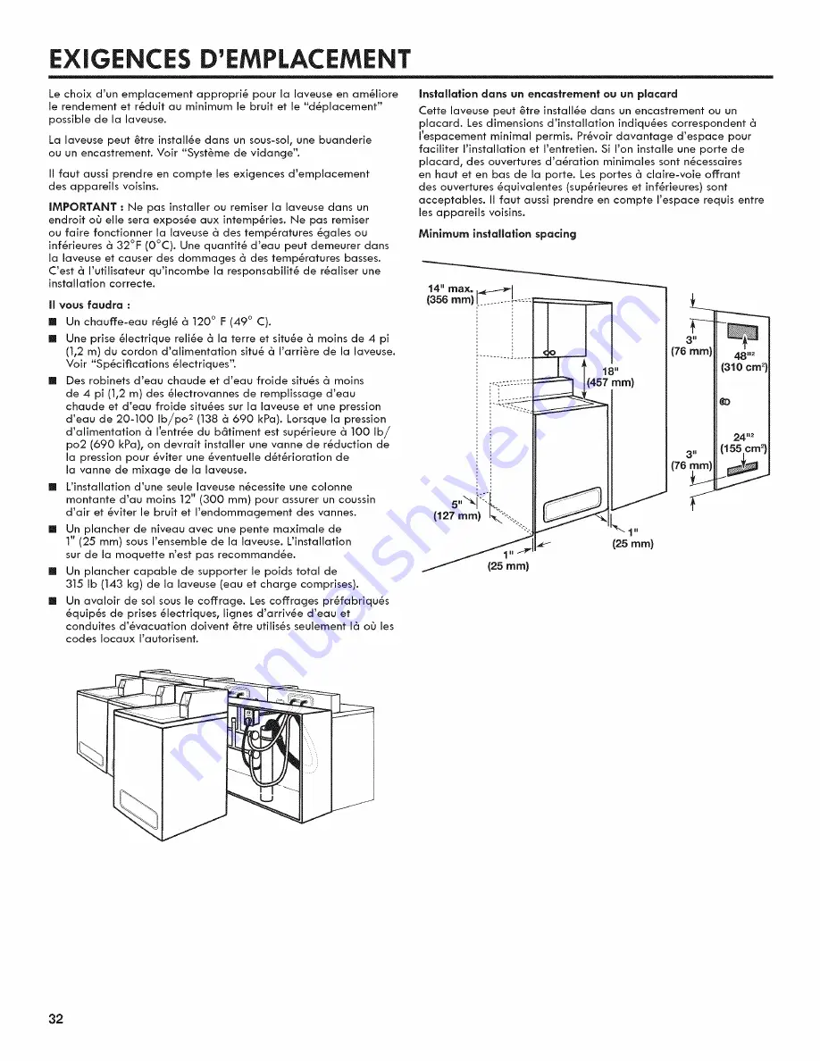 Kenmore 27122310, 2992310 Скачать руководство пользователя страница 32