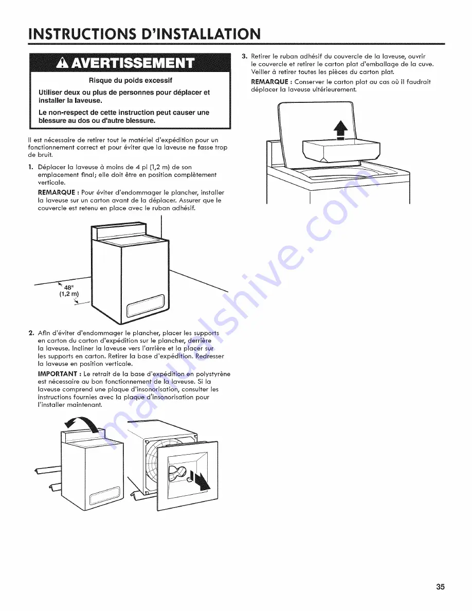 Kenmore 27122310, 2992310 Скачать руководство пользователя страница 35