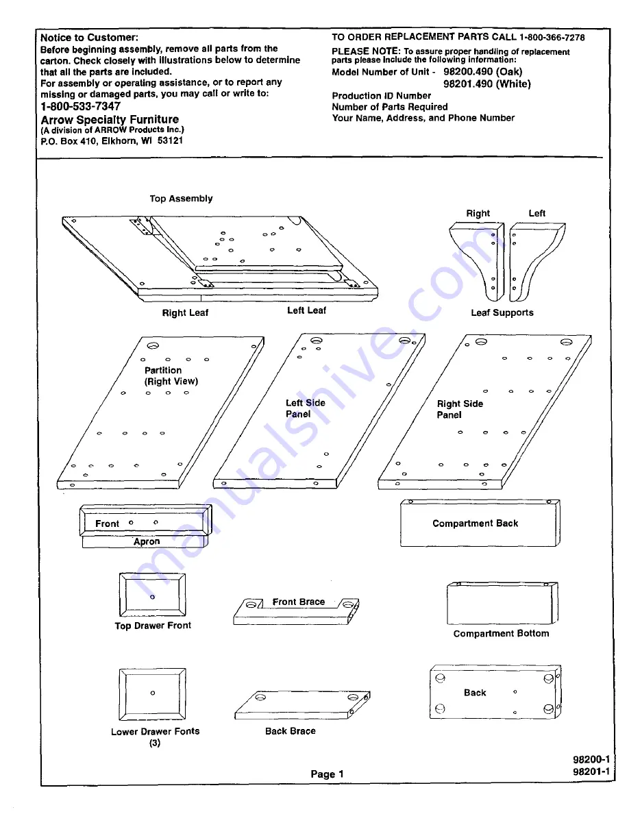 Kenmore 272.98200.490 Owner'S Manual Download Page 2