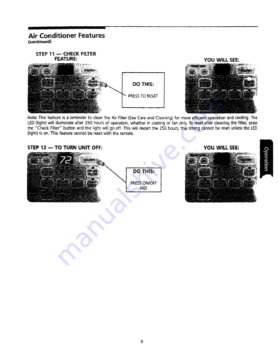 Kenmore 309000845 Скачать руководство пользователя страница 9