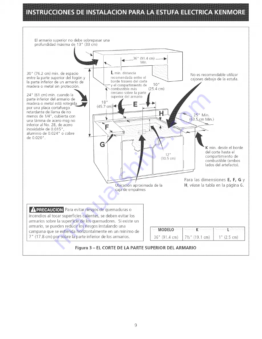 Kenmore 318201418 Installation Instructions Manual Download Page 9