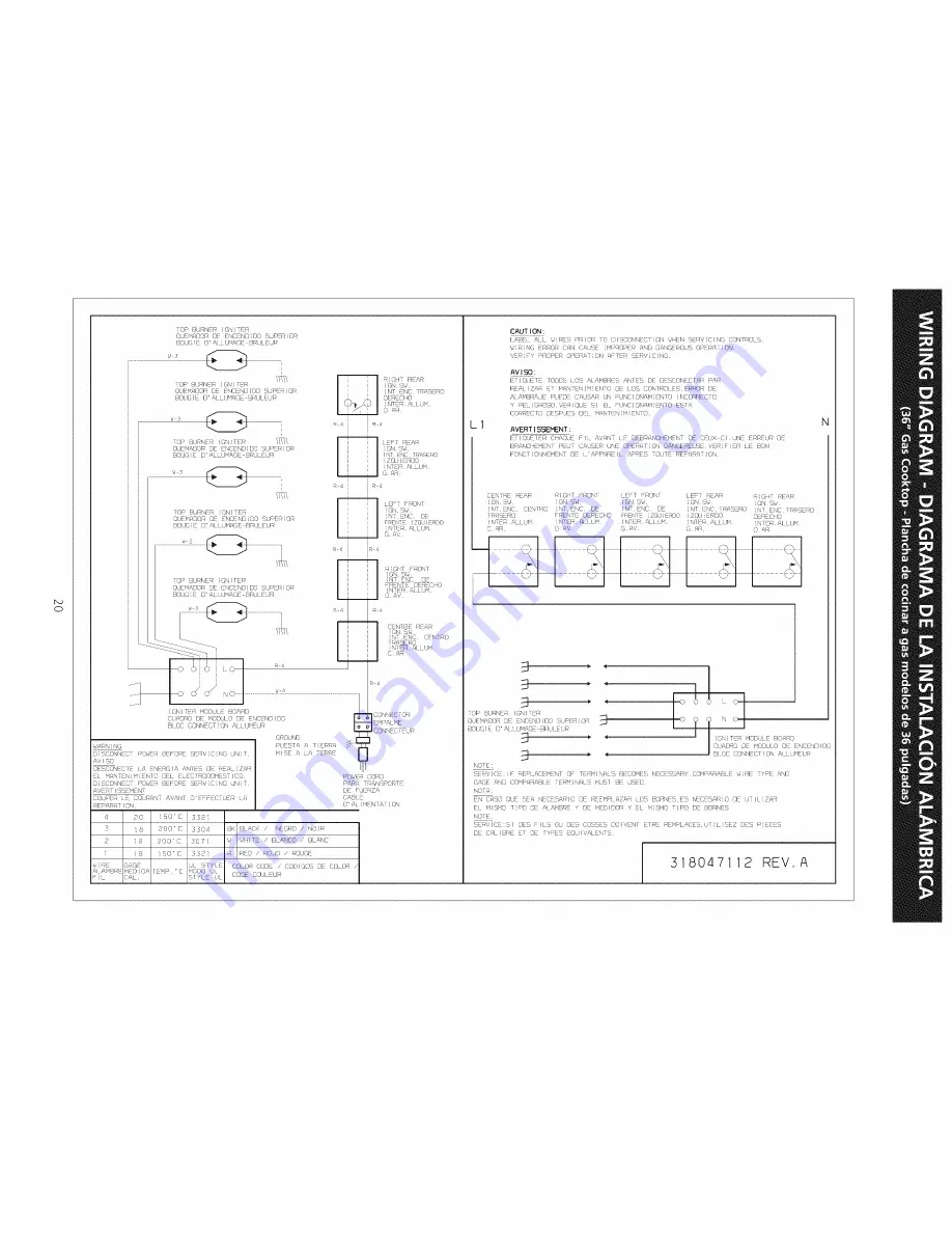 Kenmore 3247 - Elite 36 in. Gas Cooktop Скачать руководство пользователя страница 20