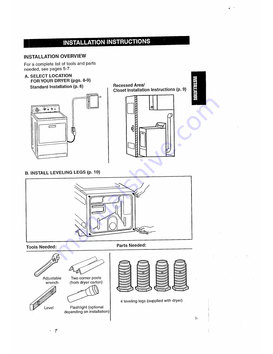 Kenmore 3405602 Скачать руководство пользователя страница 5