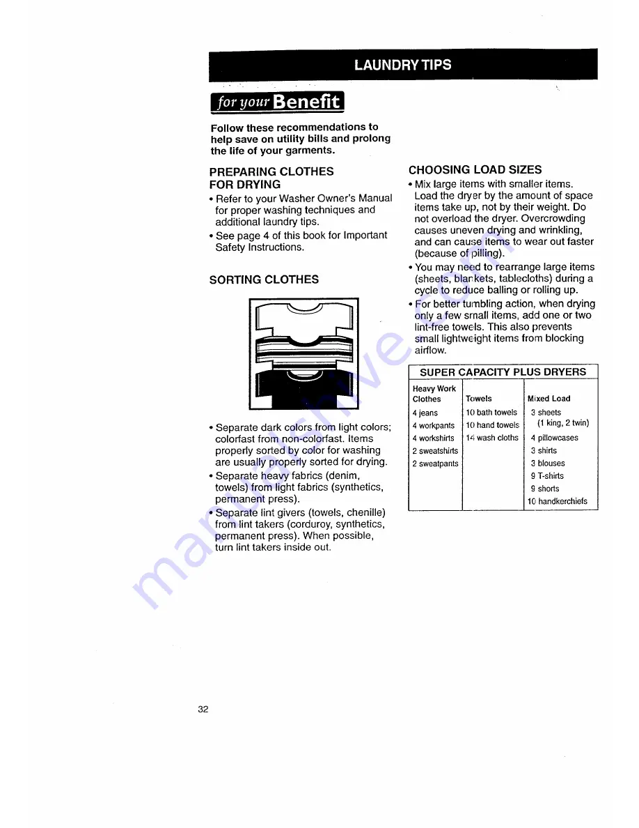 Kenmore 3405602 Owner'S Manual And Installation Instructions Download Page 32