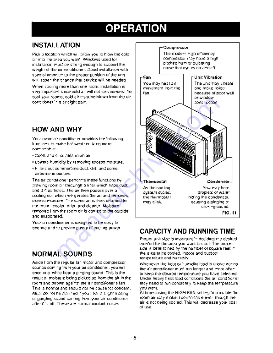 Kenmore 35050 Owner'S Manual Download Page 8