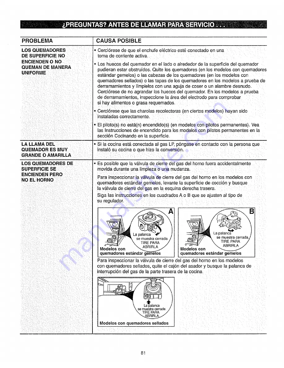 Kenmore 362.6112 Series Use & Care Manual Download Page 81