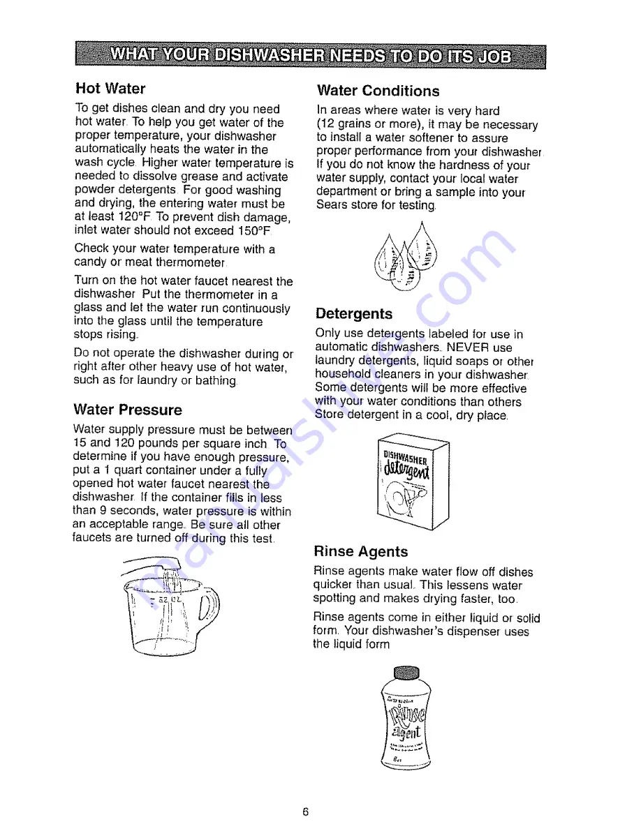 Kenmore 363.16171 Use & Care Manual Download Page 6