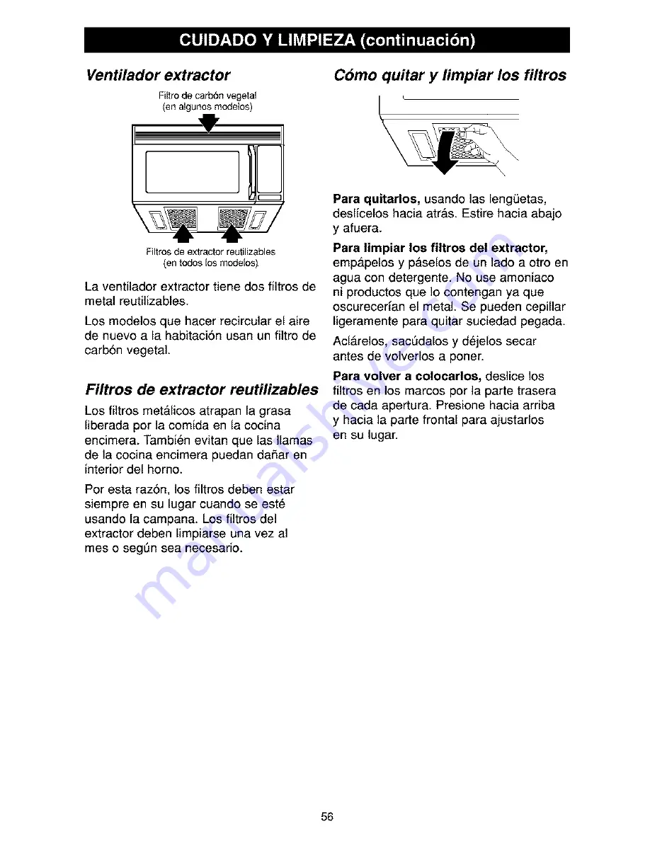 Kenmore 363.6270 Series Скачать руководство пользователя страница 56