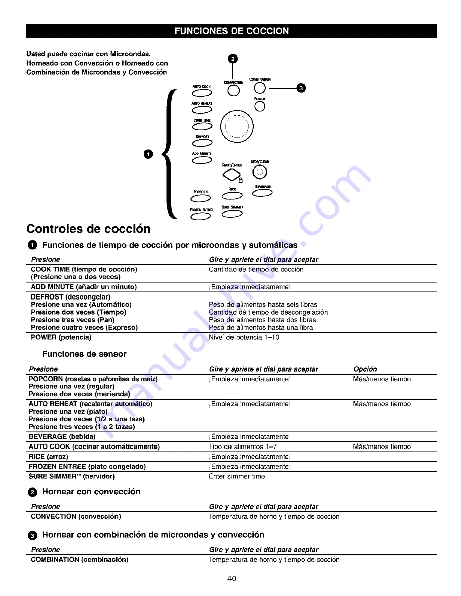 Kenmore 363.6367 Series Скачать руководство пользователя страница 40