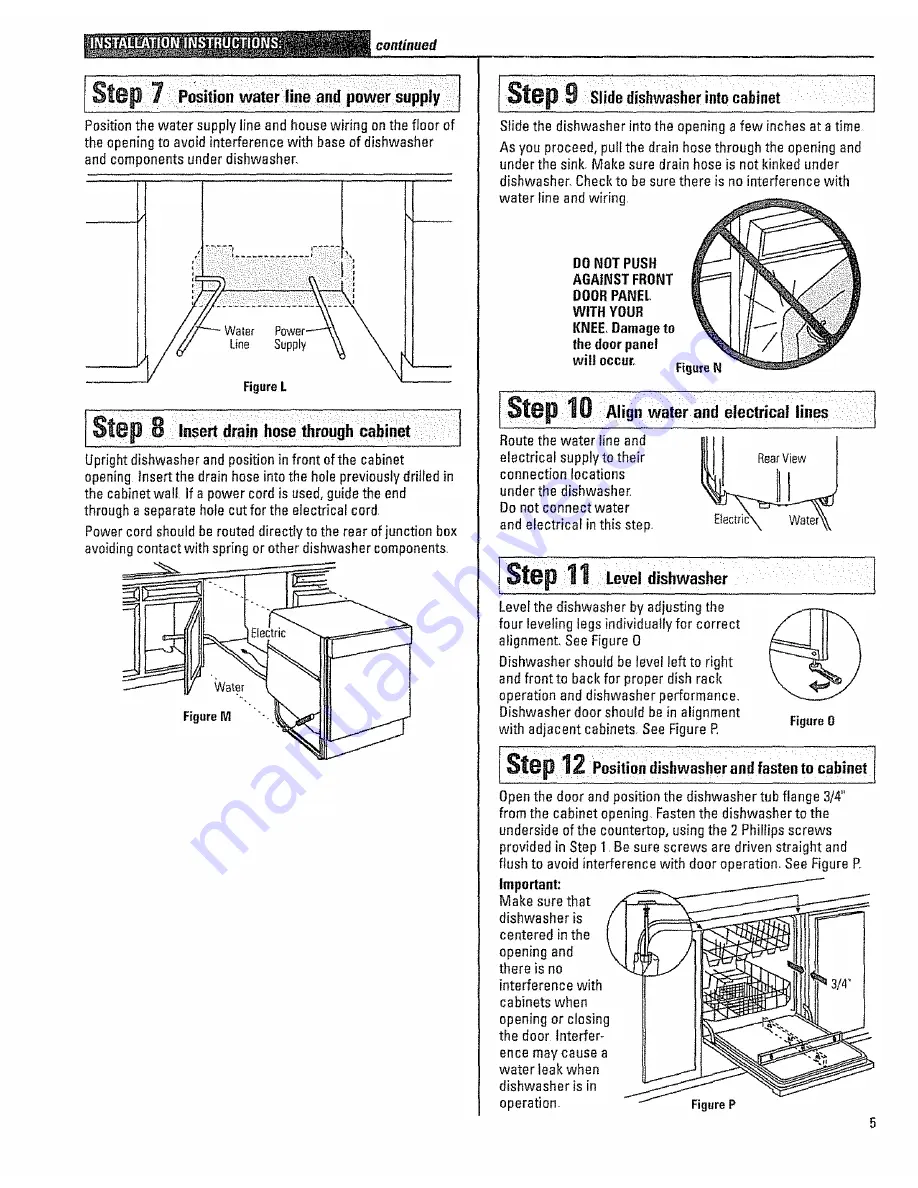 Kenmore 36314673100 Installation Instructions Manual Download Page 5