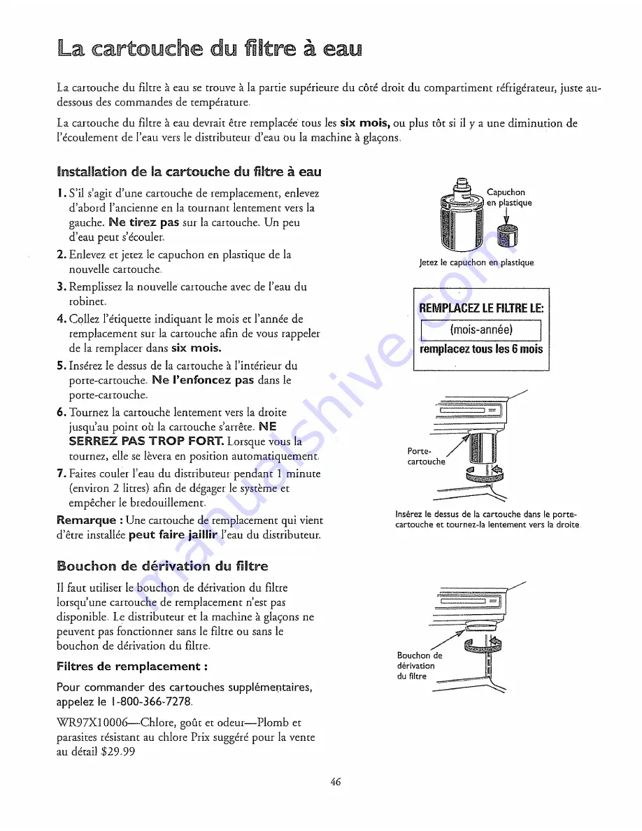 Kenmore 36358892890 Owner'S Manual Download Page 46