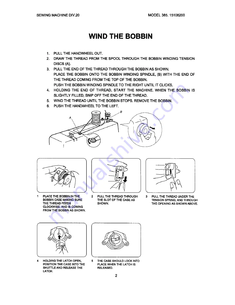 Kenmore 385.15108200 Service Manual Download Page 4