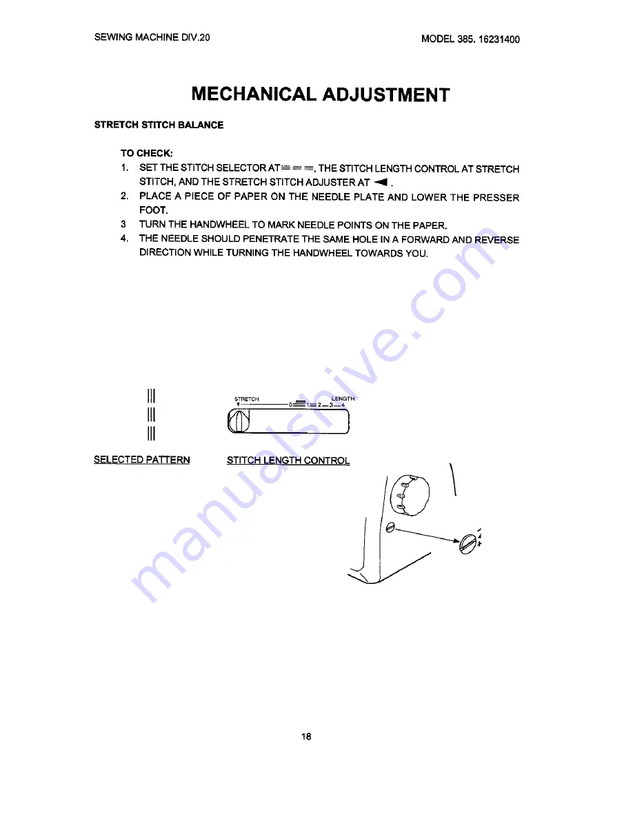 Kenmore 385.16231400 Service Manual Download Page 20