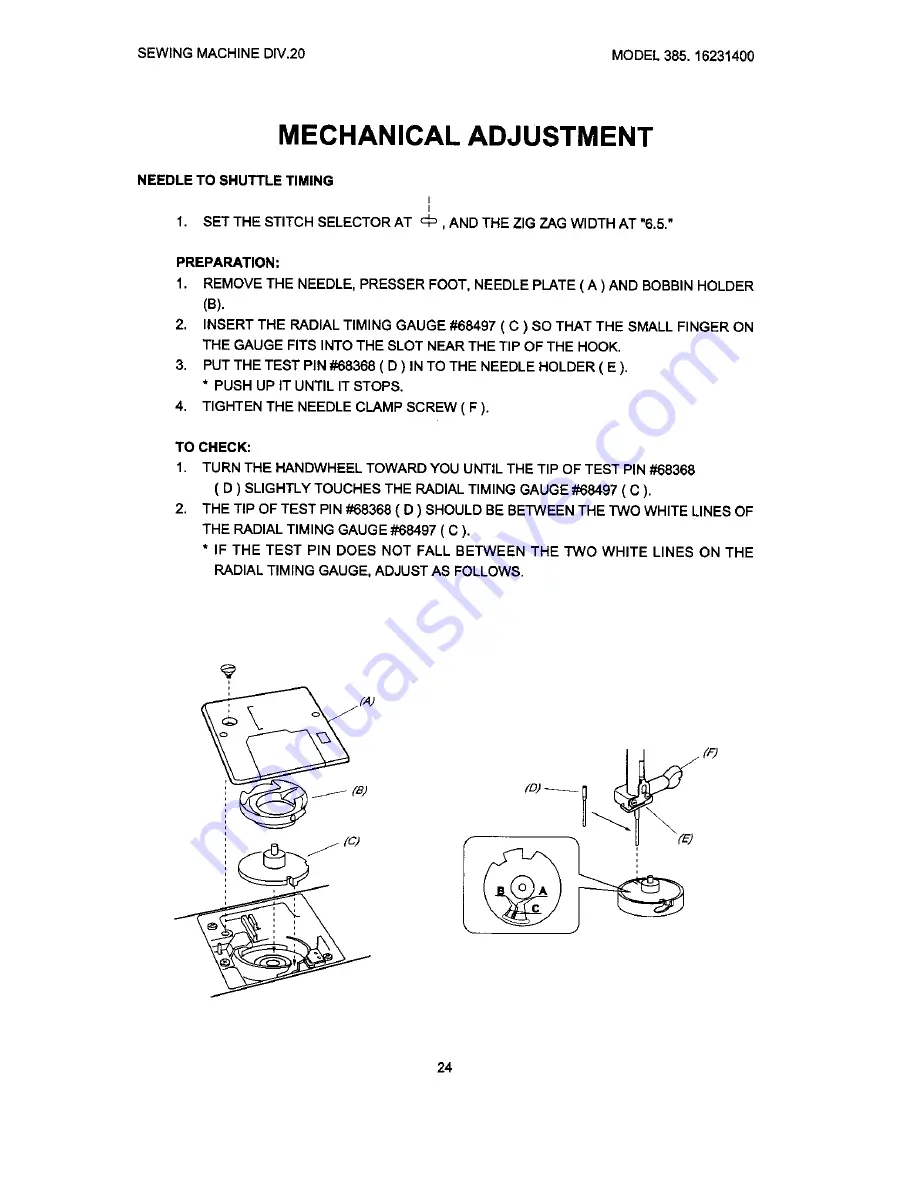 Kenmore 385.16231400 Service Manual Download Page 26