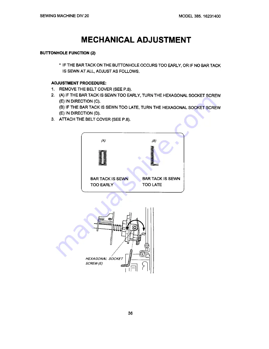 Kenmore 385.16231400 Service Manual Download Page 38