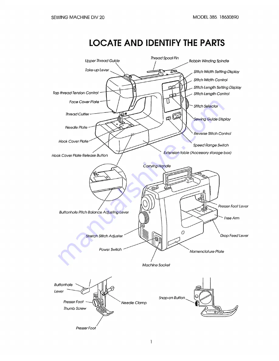 Kenmore 385. 18630890 Service Manual Download Page 3