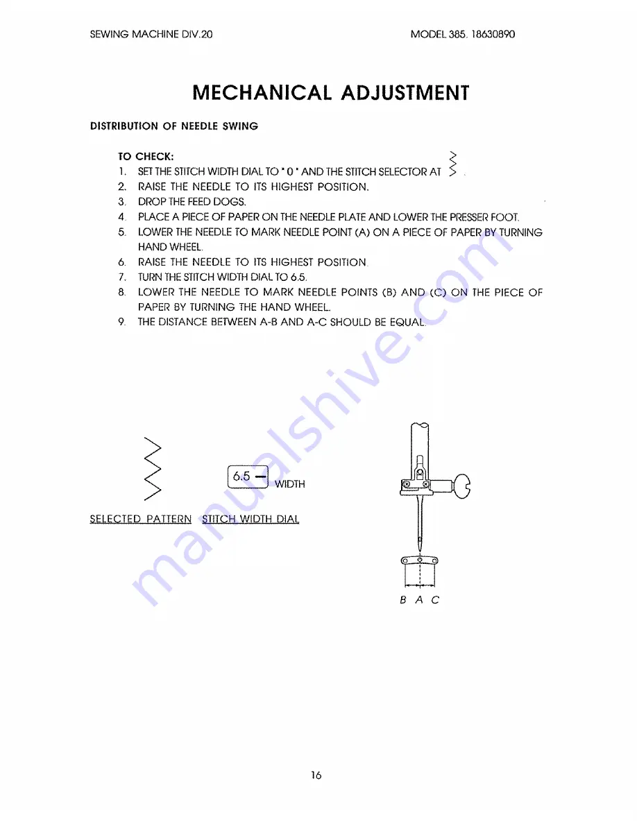 Kenmore 385. 18630890 Service Manual Download Page 18