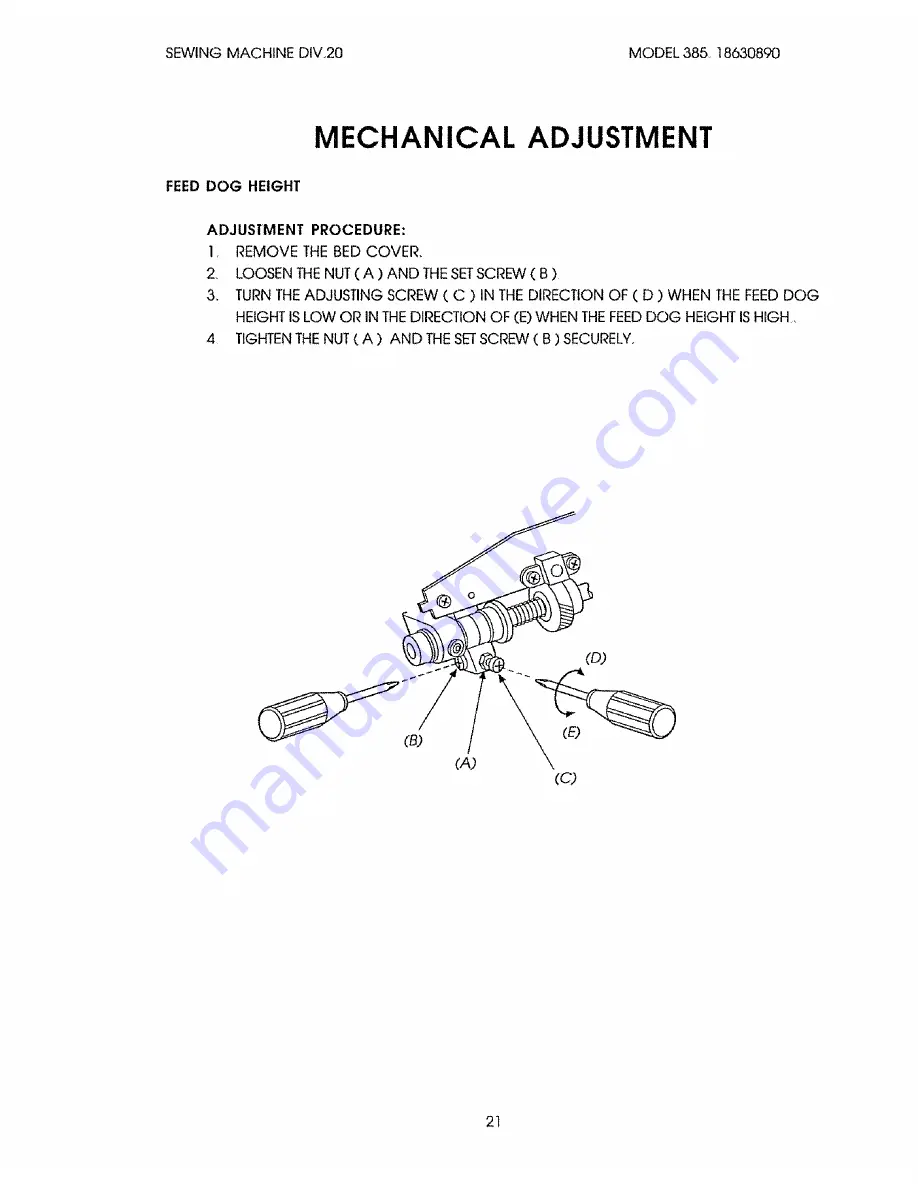 Kenmore 385. 18630890 Service Manual Download Page 23