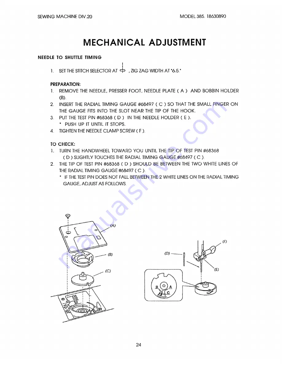 Kenmore 385. 18630890 Service Manual Download Page 26