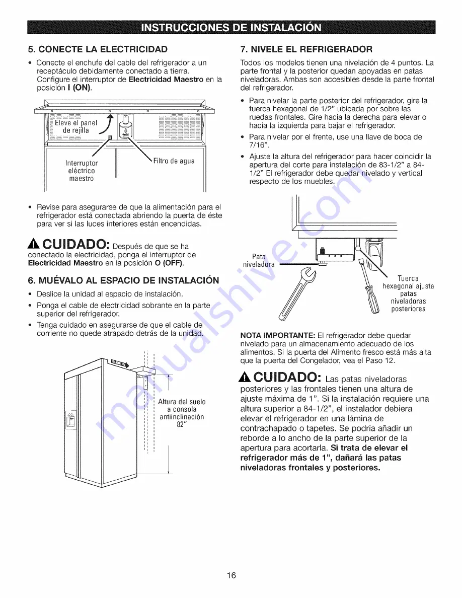 Kenmore 401.40483800 Скачать руководство пользователя страница 16