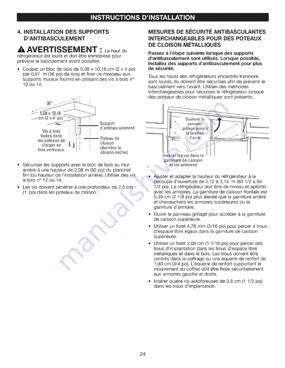 Kenmore 401.40483800 Скачать руководство пользователя страница 24