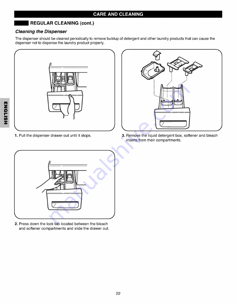 Kenmore 4027 - 4.0 cu. Ft. Front-Load Washer Скачать руководство пользователя страница 22