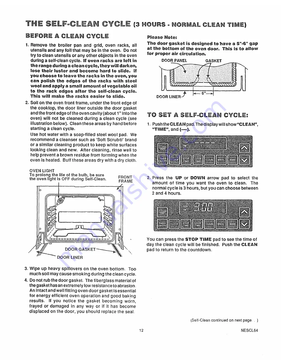 Kenmore 40425 Use And Care Safety Manual Download Page 13