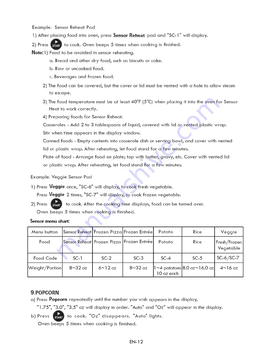 Kenmore 405.74223310 Use & Care Manual Download Page 13