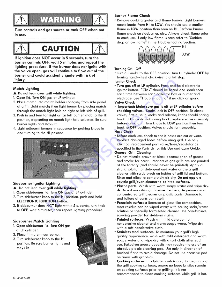 Kenmore 415.16135110 Use & Care Manual Download Page 8