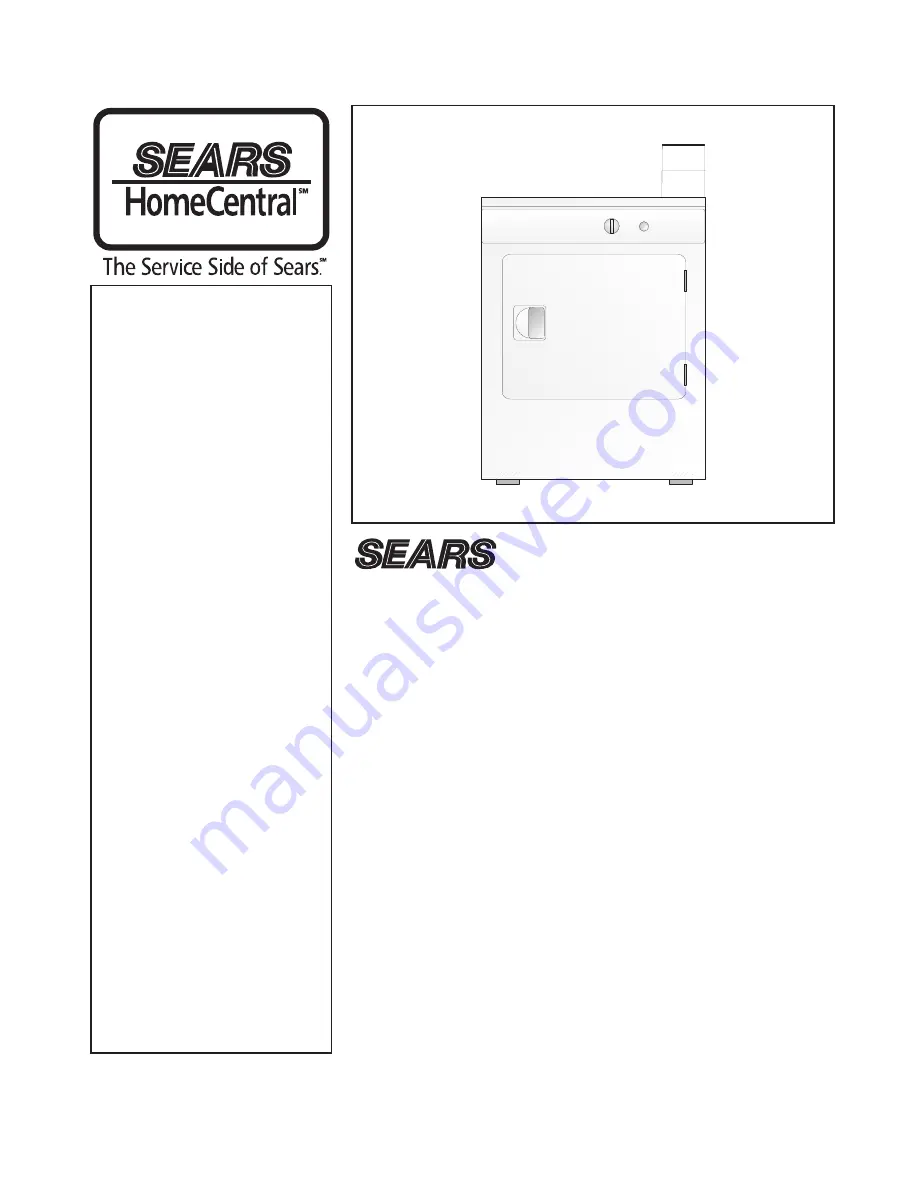 Kenmore 417.64182300 Installation Instructions Manual Download Page 10