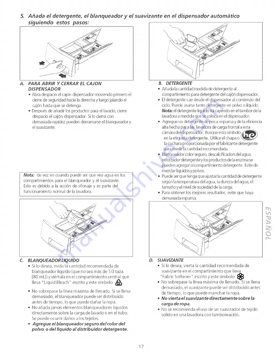 Kenmore 417 Скачать руководство пользователя страница 17