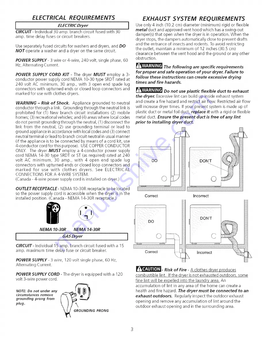 Kenmore 41798076700 Скачать руководство пользователя страница 3