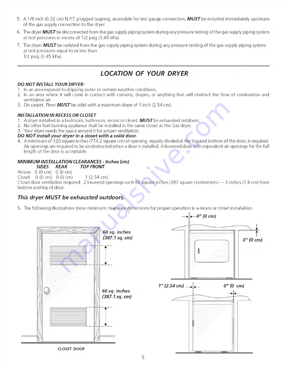 Kenmore 41798076700 Installation Instructions Manual Download Page 5