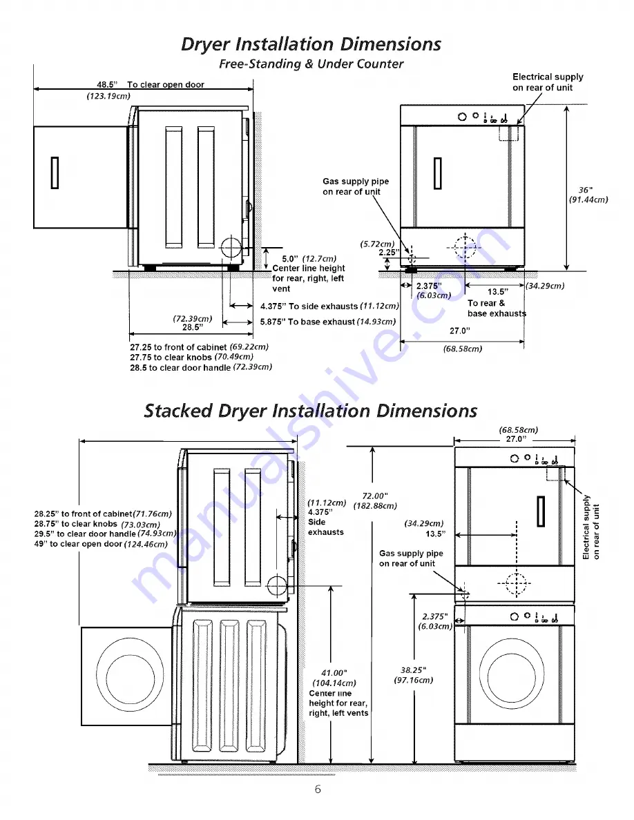 Kenmore 41798076700 Installation Instructions Manual Download Page 6