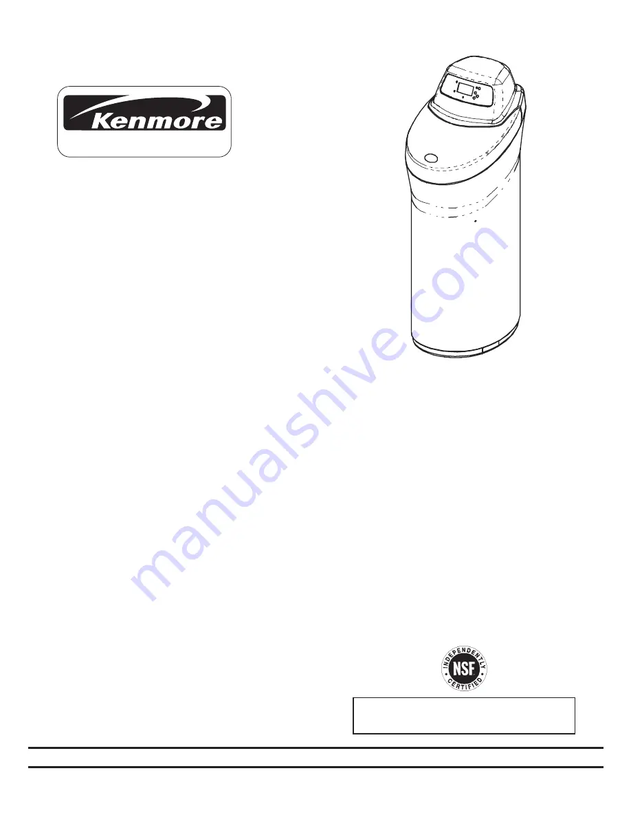 Kenmore 420 Series Owner'S Manual Download Page 1