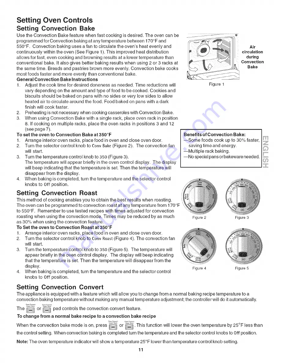 Kenmore 4200 - Pro 30 in. Electric Double Wall Oven Use And Care Manual Download Page 11