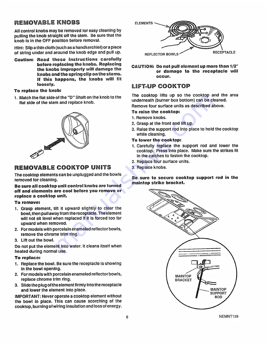 Kenmore 43420 Use Use, Care, Safety Manual Download Page 7