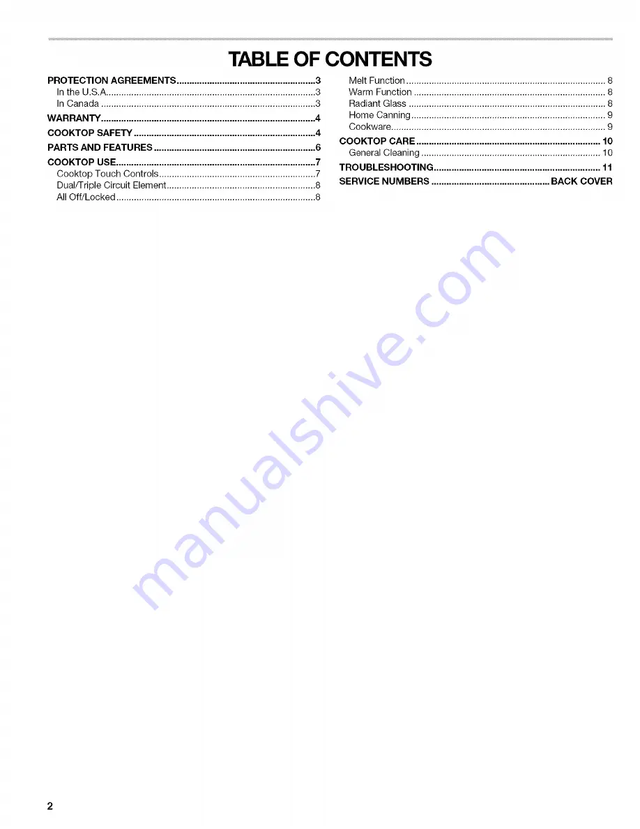 Kenmore 44089
44092 Use & Care Manual Download Page 2